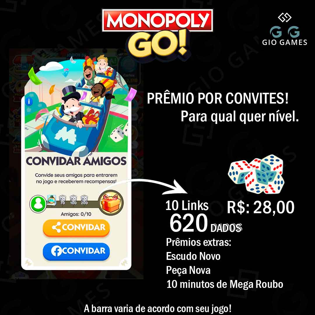 1° Barra Completa (10 Links)Total 620 Dados + Extras  